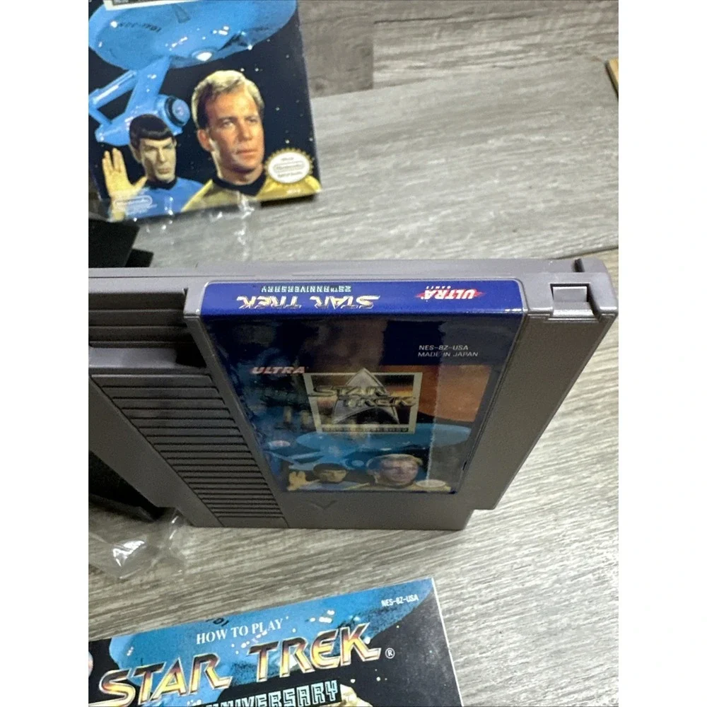 Star Trek 25th Anniversary NES Authentic  Complete CIB‎